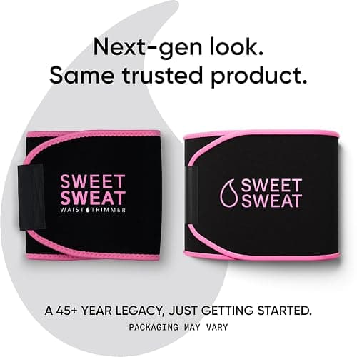 Sports Research Sweet Sweat Waist Trimmer (Core Series) - Premium Sweat Enhancing Fitness Band for Women & Men thumbnail 2