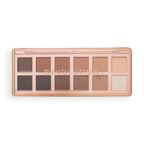 Revolution, The Master Icon Matte Nudes Palette, 12 Shades, High-Impact Pigment, Vegan & Cruelty-Free thumbnail 4