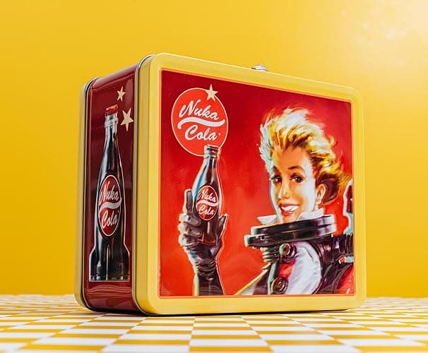 Fallout Nuka-Cola Retro-Style Metal Lunchbox | Reusable Storage Tin Container thumbnail 8