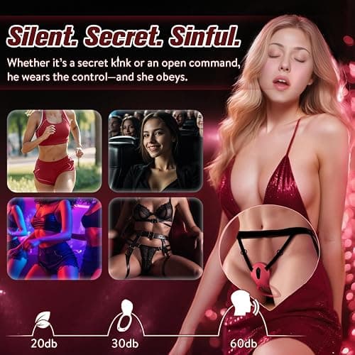 Couples Rose App Remote Control Wearable Vibrator, Couple Women Adult Sex Toys Games for Men, Hands Free Panty Clitoris Vibrator Vibrating Cock Ring, ZOOPLOU BDSM Female Sex Toy thumbnail 5