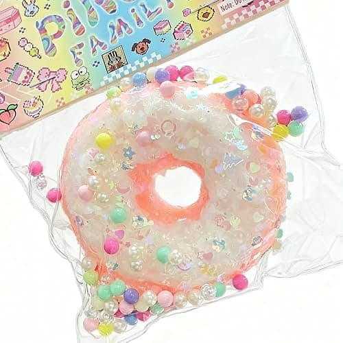 4Pcs Taba Squishy Squeeze Toys, Cute Soft Chicks Paw Donuts Squishy Toys, Stress Relief Squishies for Party Favors, Perfect for Stress and Anxiety Relaxing Toy Fidget Toys thumbnail 5