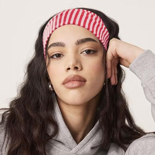 Fszsaa 4PACK Stretchy Striped Headband For Women Elastic Wide Hairbands For Yoga Hair Wraps Bohemian Hair Accessories thumbnail 2