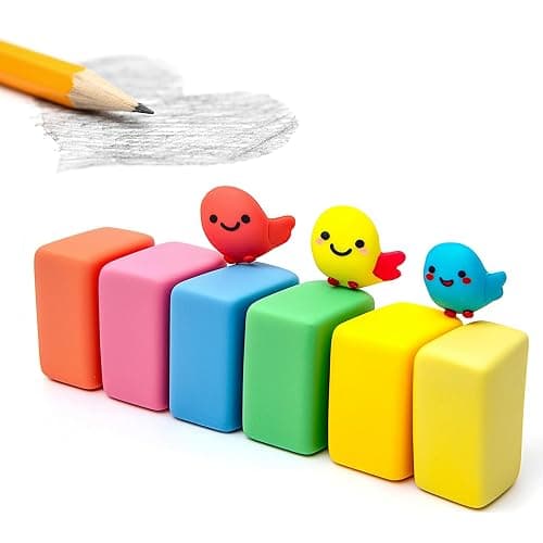 RONDURE Kneaded Eraser for Artists Drawing, Sketching, 6 Pcs Moldable & Stretchy Clay Gum Erasers Putty Kneadable and Scented for Art Student thumbnail 5