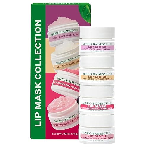 Mario Badescu Lip Mask, Overnight Lip Treatment Enriched With Skin Softening Coconut Oil and Hydrating Shea Butter - Image 1