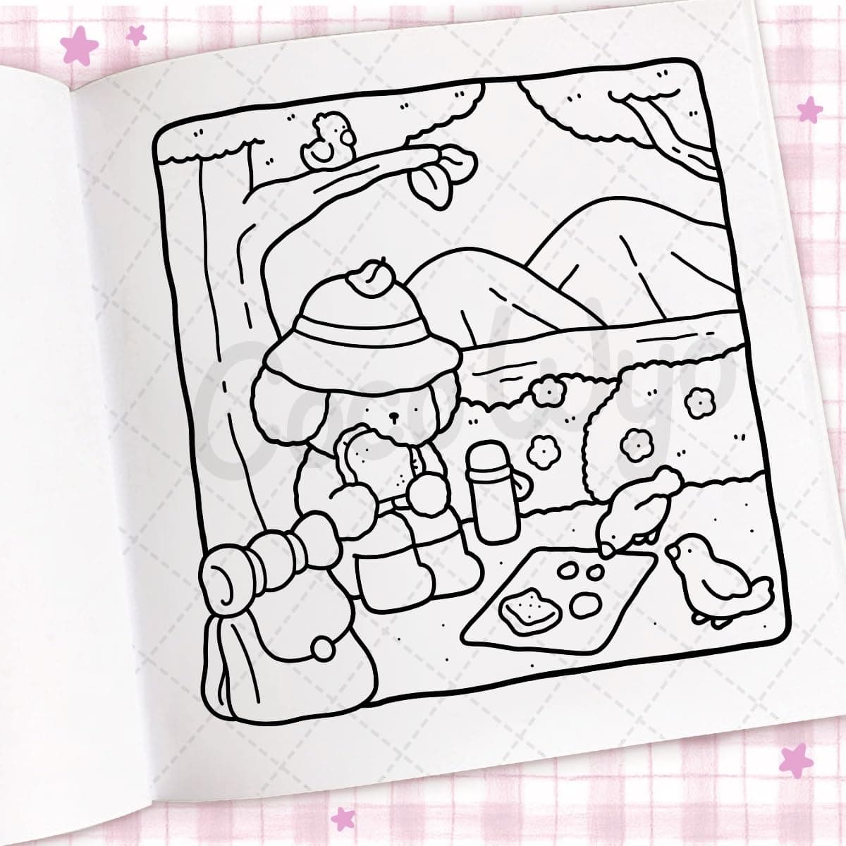 Cozy Days: Coloring Book for Adults and Kids thumbnail 7