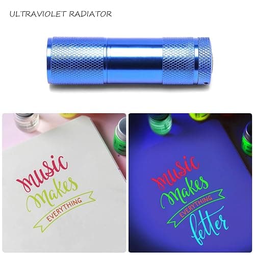 ESSSHOP Glass Dipped Pen Calligraphy Set - 7 Colorful Inks with Fluorescent & Invisible Ink Dip Pen Kit for Writing Signing Drawing Calligraphy Decoration Christmas day gifts thumbnail 9