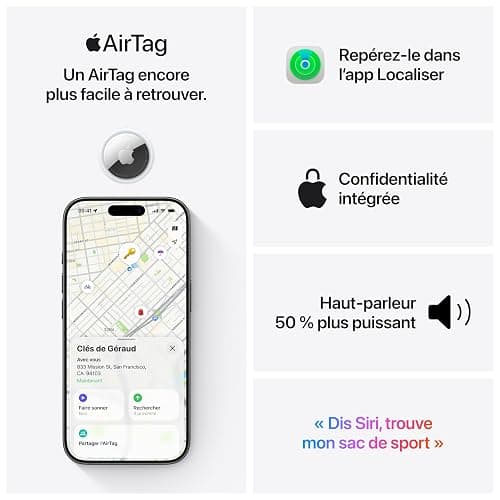 Apple AirTag 1 Pack (2nd Generation) thumbnail 6