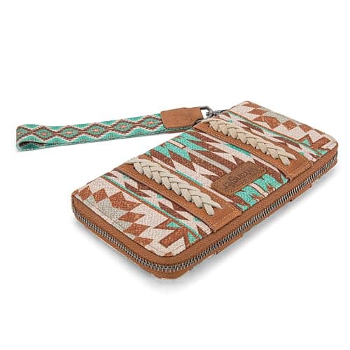 Wrangler Wallet Wristlet Aztec Clutch Long Purse Boho Credit Card Holder Wallet thumbnail 6