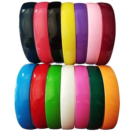 12pcs Women Plastic Headbands 25mm Wide Headband with Teeth for Girls Kids Teens Women by Yazon … - Image 1