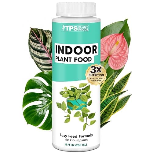 Indoor Plant Food, Complete Liquid Fertilizer for Houseplants, 8oz | Encourages New Growth, Kelp-Enriched Formula, Liquid Concentrate, Gentle for Weekly Feeding, All Indoor Plant Varieties - Image 1