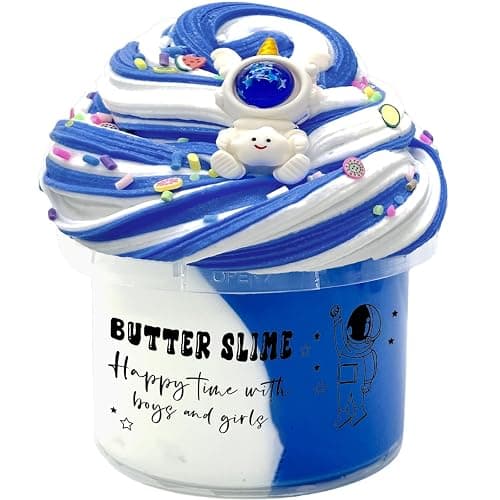 Butter Slime Party Favors,Super Soft & Non-Sticky,Educational Stress Relief Toy,Birthday Gifts for Girl and Boys. thumbnail 6