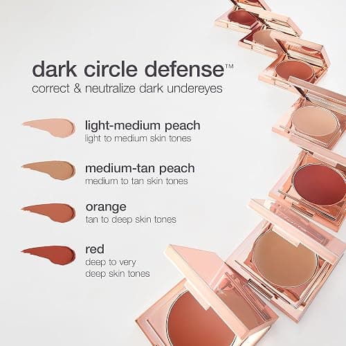 tarte colored clay cc undereye corrector – Full-Coverage Concealer with Vegan Squalane & Caffeine for Dark Circles & Discoloration, Smooths, Cruelty-Free, full size, light-medium peach thumbnail 7