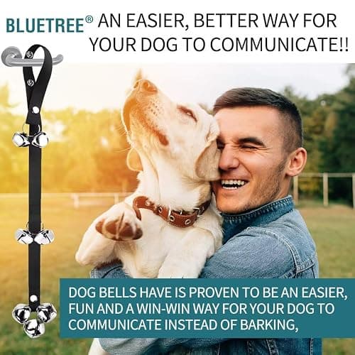 BLUETREE Dog Doorbells Premium Quality Training Potty Great Dog Bells Adjustable Door Bell Dog Bells for Potty Training Your Puppy The Easy Way - 7 Extra Large Loud 1.4 DoorBells thumbnail 6