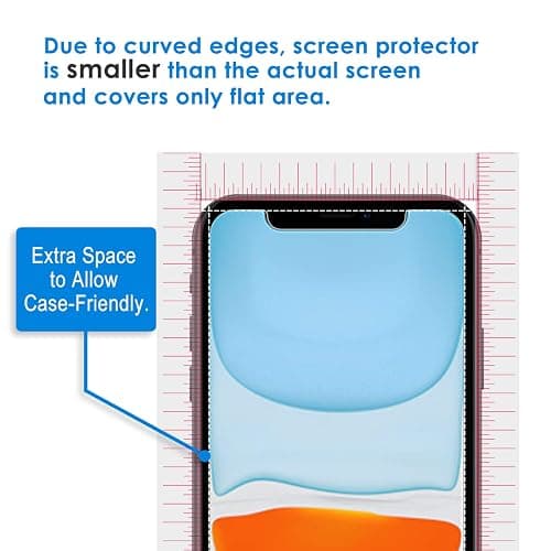 JETech Screen Protector for iPhone XR 3 pc thumbnail 4