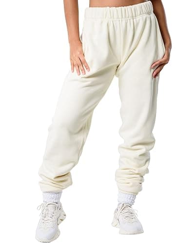 Kamo Fitness CozyTec High-Waisted Sweatpants for Women Baggy: Comfy Lounge Pants with Pockets Crafted from Soft Thick Fleece - Image 1