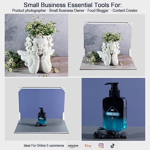Yoocheese Photo Backdrop for Product Photography, 16.5×11.7in Compact Kit | Tabletop photography for food, jewelry and small products. Designed for UGC creators, online sellers and small businesses. thumbnail 3