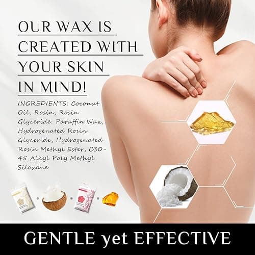KOTAMU Wax Kit Pink Digital Hair Removal Waxing Kit for Women & Men Hot Wax Warmer Pot for Face, Eyebrow, Body, Brazilian, Bikini, Sensitive Skin Waxing Machine with 25 Accessories for Home Salon thumbnail 7
