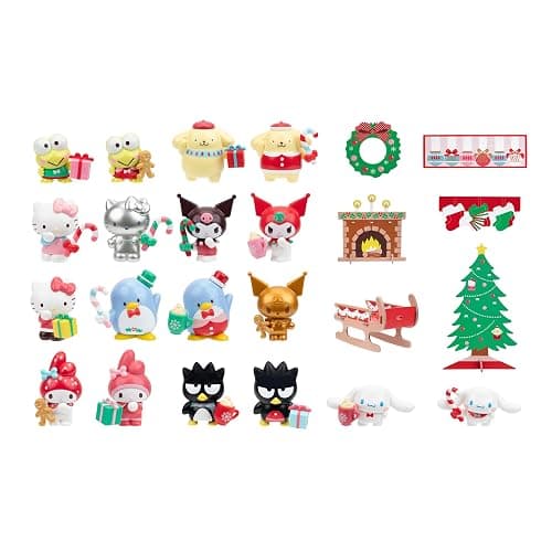 Hello Kitty® and Friends 2025 Holiday Advent Calendar - 18 Figures with Mix & Match Accessories - 24 Surprises - Kids and Sanrio Fans Ages 6+ thumbnail 4
