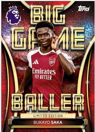 Premier League 2026 New - One Random Mega Tin - 40 Cards Including 3 Exclusive LE 25/26 Soccer Cards + Hassential Sticker thumbnail 5
