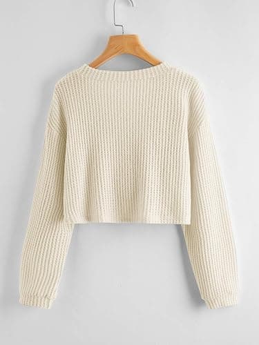SweatyRocks Women's Long Sleeve Button Front V Neck Soft Knit Cardigan Sweaters thumbnail 2