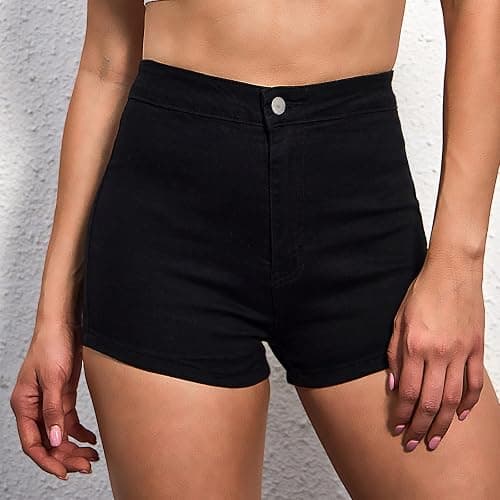 VIPONES Jean Shorts Womens High Waisted Stretchy Sexy Butt-Lifting Hot Denim Shorts thumbnail 3