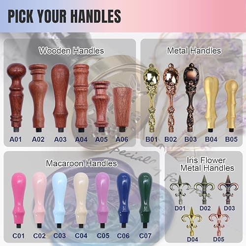Personalized Wax Seal Stamp Custom Sealing Wax Stamp with Your Own Design Picture/Logo Customized for Wedding Invitation Wine Decoration Envelopes Christmas Gift and Graduation Gifts thumbnail 4