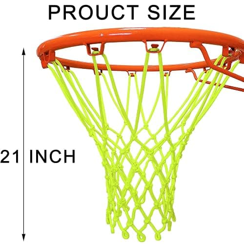 NEIJIANG Glow Basketball Net, Nightlight Basketball Net Luminous Outdoor Portable Sun Powered Sport Nylon thumbnail 5