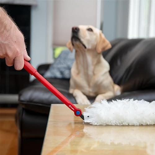 O-Cedar Flex & Catch Heavy Duty Dusting Kit with 15 Disposable Duster Refills | New & Improved Model | Extendable 3 Ft Handle with Stay-On Duster Hook | Traps 3X More Dust Than Feather Dusters thumbnail 2