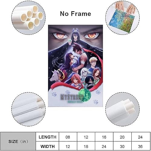 Fuwo Anime Aphmau Mystreet Poster Poster Canvas 90s Wall Art Room Aesthetic Posters 20x30inch(50x75cm) thumbnail 3