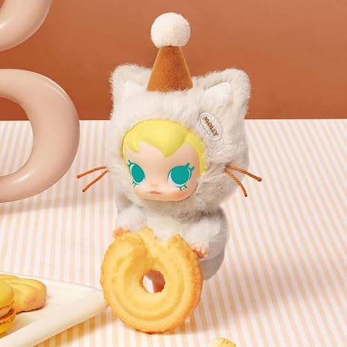 POP MART Baby Molly Pocket Friends Series-Vinyl Plush Pendant Blind Box Figures, Random Design Action Figures Collectible Toys Home Decorations, Single Box thumbnail 6
