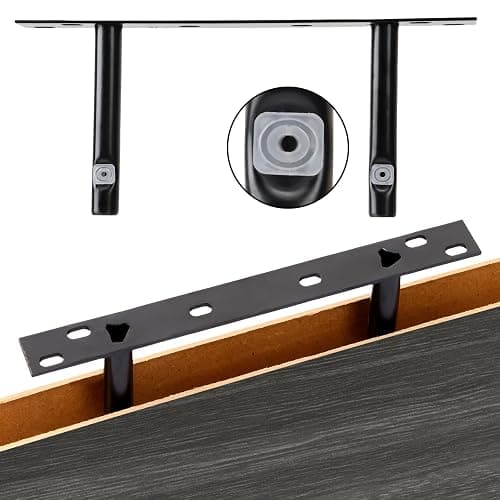 Fixwal 15.8in Floating Shelves, Rustic Wood Finish Wall Shelves Set of 4, Shelves for Wall Decor, with Invisible Brackets for Bathroom, Living Room,Bedroom and Kitchen(Gray) thumbnail 4