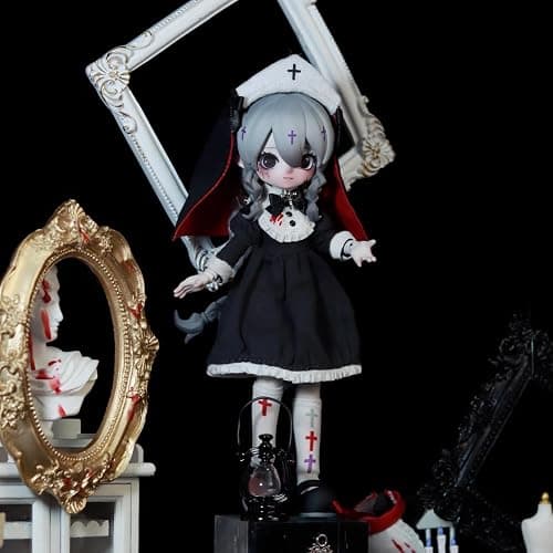GNATAPIAY 1/12 BJD Dolls Blind Box, Kawaii BJD Dolls Dark Gothic Series 1/12 Ball Jointed Doll Collectable Action Figure Posable for Girls Birthday Party Toys thumbnail 7