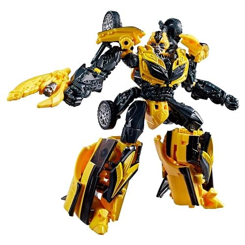 Transformers Studio Series Bumblebee, Age of Extinction Deluxe Class 5-Inch Converting Action Figure, Robot Toys for 8+ - Image 1