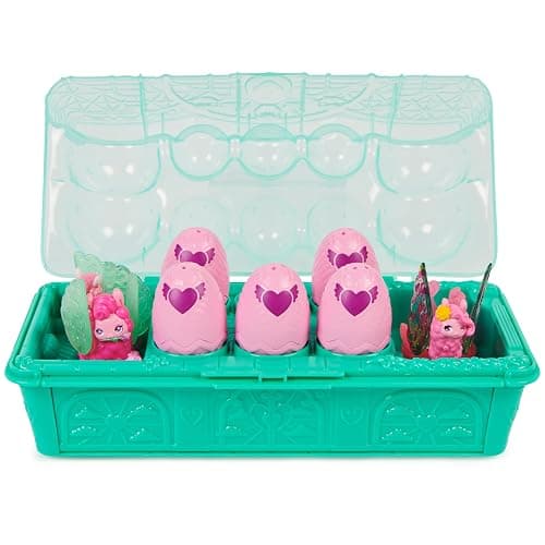 Hatchimals CollEGGtibles, Rainbow-Cation Llama Family Carton with Surprise Playset, 10 Characters, 2 Accessories, Kids Toys for Girls Ages 5 and up thumbnail 3