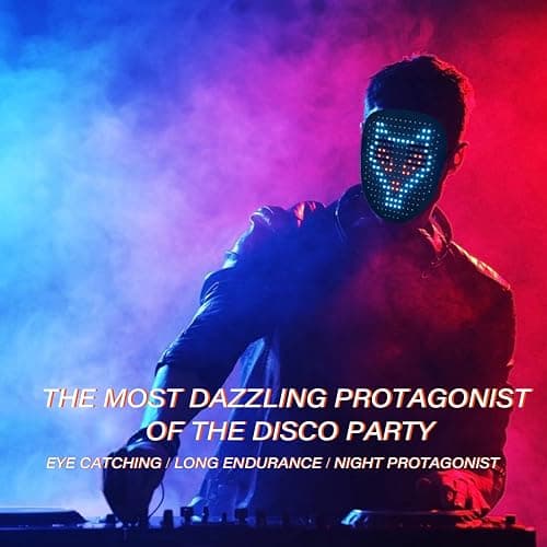 Depointer Life LED Mask Light up Masks With Gesture Sensing,Teen Boys Gifts Perfect Gifts for Halloween Christmas Birthday thumbnail 7