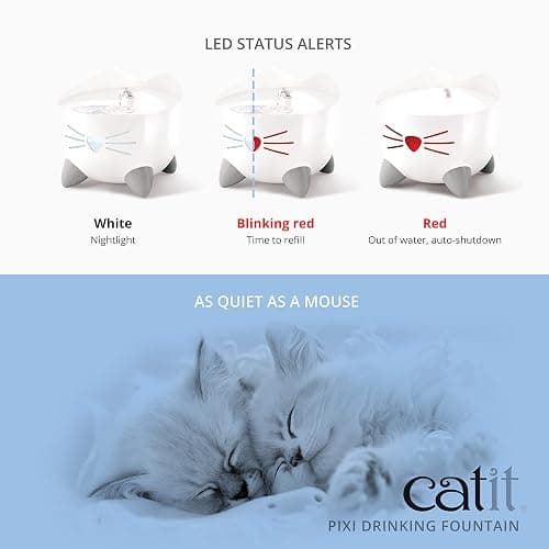 Catit Pixi Fontaine à Eau pour Chat 2,5 L Rose thumbnail 5