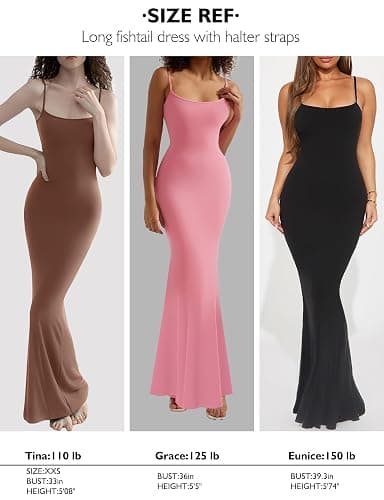 Buauty Womens Summer Dress Bodycon Maxi Dress Sleeveless Casual Long Dresses 2025 Spaghetti Strap Slip Elegant Evening Party thumbnail 5