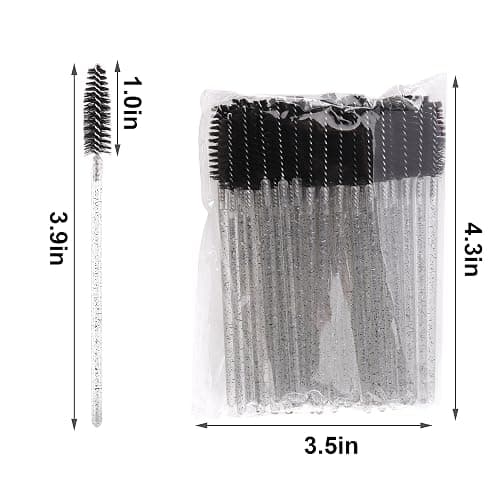 Exacoo 500pcs Eyebrow Brush Lash Spoolies for Eyelash Extensions Eyelash Brush Comb Disposable Mascara Wands Eye Lash Brush Eyebrow Spoolie thumbnail 6