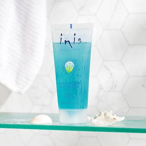 Inis the Energy of the Sea Refreshing Bath and Shower Gel - Sulfate Free Body Wash for Women and Men - Ocean Fresh Fragrance - 7 Fluid Ounce thumbnail 2