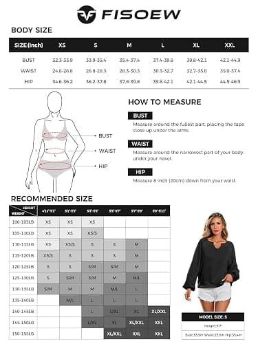 Fisoew Womens Oversized Sweatshirt Casual V Neck Lace Lantern Long Sleeve Cropped Loose Fit Fall Pullover Tops thumbnail 2