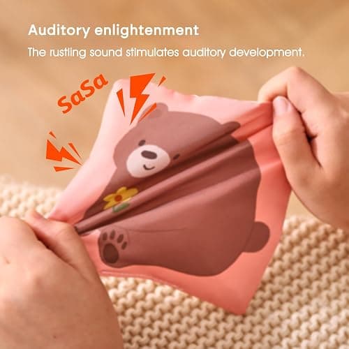 Youuys Baby Tissue Box Toy for Babies 6-12 Months, Montessori Sensory Toys for 1 Year Old Boy, Infant Toy with Crinkle Tissues & Fine Motor, for 6 9 12 18 Months Old Kids 1st Birthday thumbnail 7