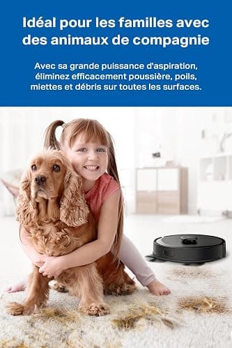 Tapo Aspirateur Robot Laveur 4 en 1 RV30Max Plus Vidage Automatique, Silencieux et Fin, Ultra puissante de 5300Pa, Navigation LiDAR, Auto-Charge Autonomie 150min, Tapis et Poils d'animaux thumbnail 3