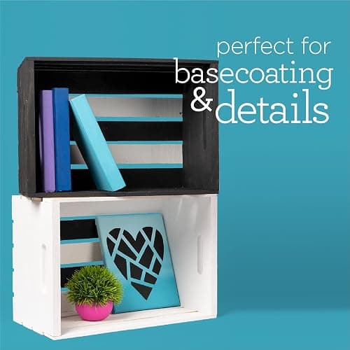 Apple Barrel PROMOABWB Acrylic Paint Set Featuring 2 16 fl oz Apple Barrel White Acrylic Paint and Black Acrylic Paint Colors thumbnail 7