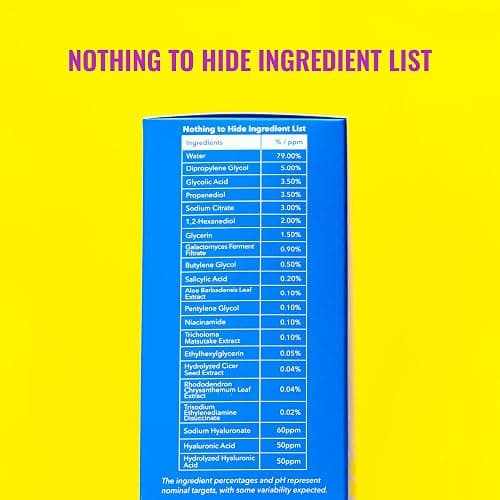 Good Molecules Glycolic Exfoliating Toner - Hyaluronic and Glycolic Acid Daily Toner for Face - Cleansing Facial Exfoliant for Glowing Even Skin Tone, Skin Care thumbnail 4