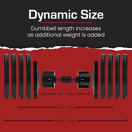 Core Fitness® Adjustable Dumbbell Weight Set by Affordable Dumbbells thumbnail 2