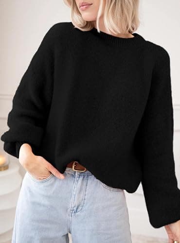 PRETTYGARDEN Women's Fall Oversized Sweaters Dressy Casual Long Sleeve Chunky Knit Winter Pullover Tops 2025 Holiday Outfits thumbnail 4