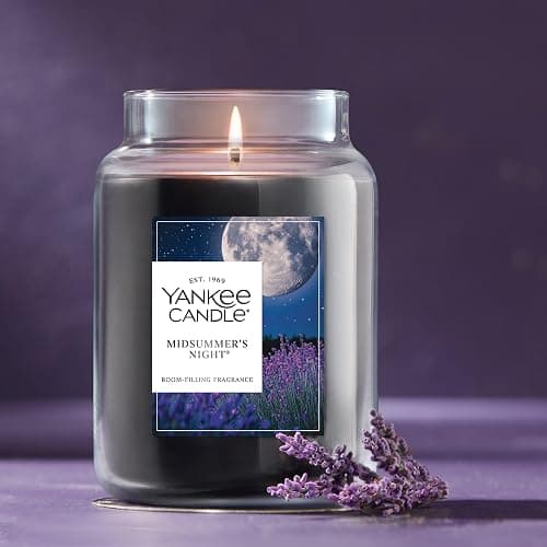 Yankee Candle Mid Summer's Night, Scented Candle, 22oz Large Jar with up to 150 Hour Burn, Giftable thumbnail 2
