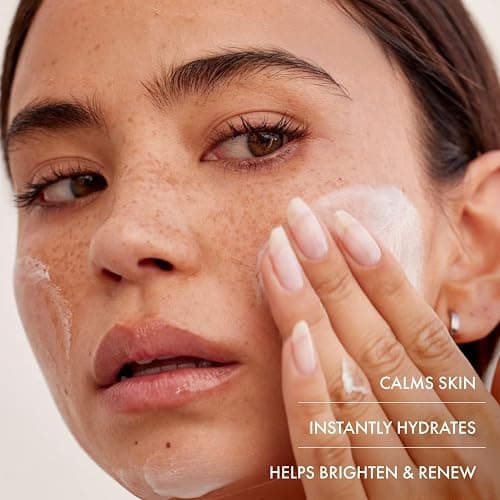 Summer Fridays Mini Jet Lag Mask - Hydrating Overnight Face Mask, Moisturizer + Eye Cream - Enriched with Hyaluronic Acid, Niacinamide, + Antioxidants - Multitasking Travel Size Skin Care (1 Oz) thumbnail 3