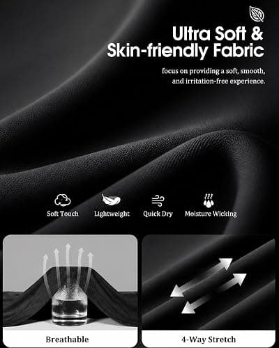 5-Pack Women's Compression Shirts Short Sleeve Workout Gym Tops | Moisture Wicking, Quick Dry, Breathable, Stretchy, Tight Fit, Muscle Support, Athletic Baselayer, for Yoga, Running, Fitness thumbnail 5