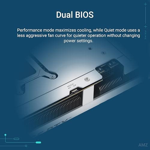 ASUS The SFF-Ready Prime GeForce RTX™ 5070 12GB GDDR7 White OC Edition Graphics Card (PCIe® 5.0, 12GB GDDR7, HDMI®/DP 2.1, 2.5-Slot, Axial-tech Fans, Dual BIOS) thumbnail 5